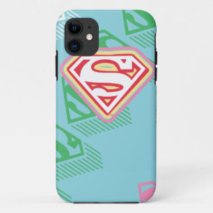 Supergirl Pastel herhaal patroon Case-Mate iPhone Case
