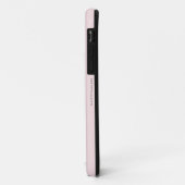 Supergirl Pin Strips Black en Roze Case-Mate iPhone Case (Achterkant/links)