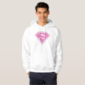 Supergirl Pink Logo Hoodie (Voorkant volledig)