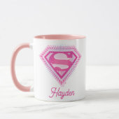 Supergirl Pink Logo Mok (Links)