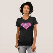 Supergirl Pink Logo T-shirt (Voorkant volledig)