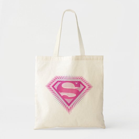 Supergirl Pink Logo Tote Bag (Voorkant)