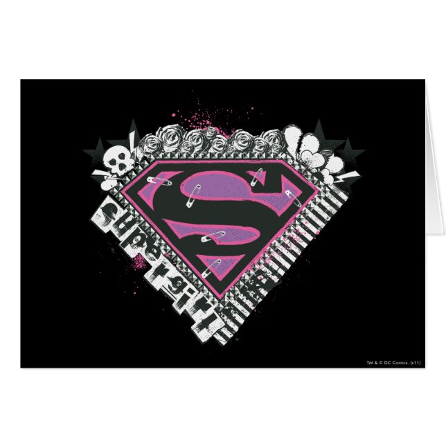 Supergirl Pins Logo (Voorkant Horizontaal)