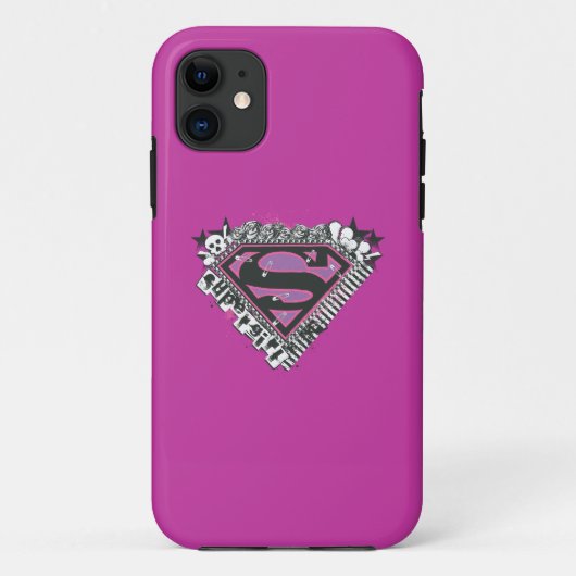 Supergirl Pins Logo Case-Mate iPhone Case (Achterkant)