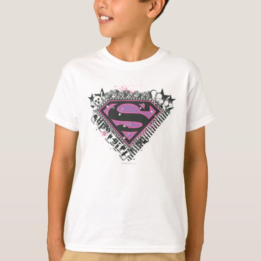 Supergirl Pins Logo T-shirt (Voorkant)