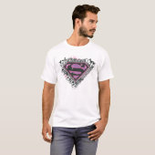 Supergirl Pins Logo T-shirt (Voorkant volledig)
