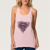 Supergirl Pins Logo Tanktop (Voorkant)