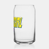 Supergirl Pop-logo Blikvorm Glas (Links)
