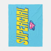 Supergirl Pop Logo Fleece Deken (Voorkant)
