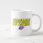 Supergirl Pop Logo Grote Koffiekop (Rechts)