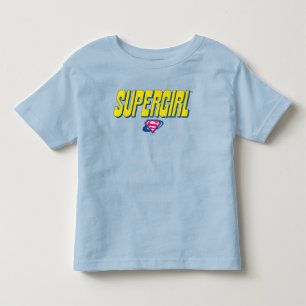 Supergirl Pop Logo Kinder Shirts