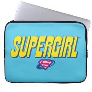 Supergirl Pop Logo Laptop Sleeve