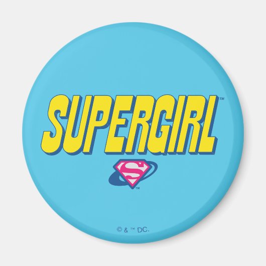 Supergirl Pop Logo Magneet (Voorkant)