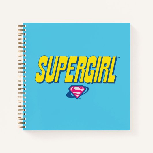 Supergirl Pop Logo Notitieboek (Voorkant)