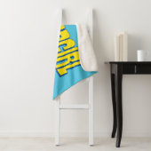 Supergirl Pop Logo Sherpa Deken (In situ)