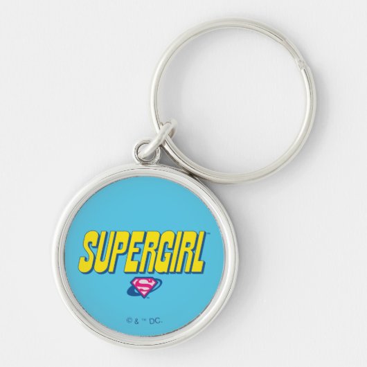 Supergirl Pop Logo Sleutelhanger (Voorkant)