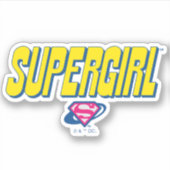 Supergirl Pop Logo Sticker (Voorkant)