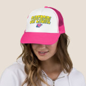 Supergirl Pop Logo Trucker Pet (In situ)