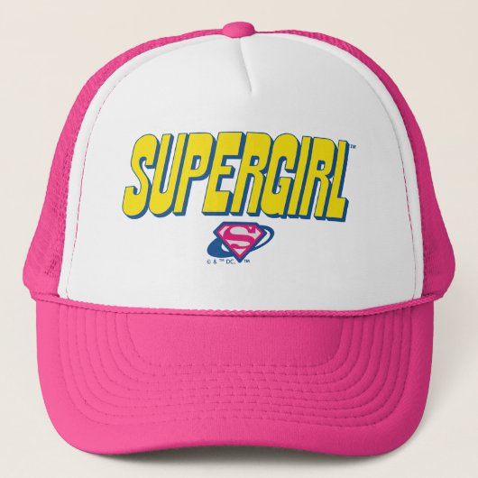 Supergirl Pop Logo Trucker Pet (Voorkant)