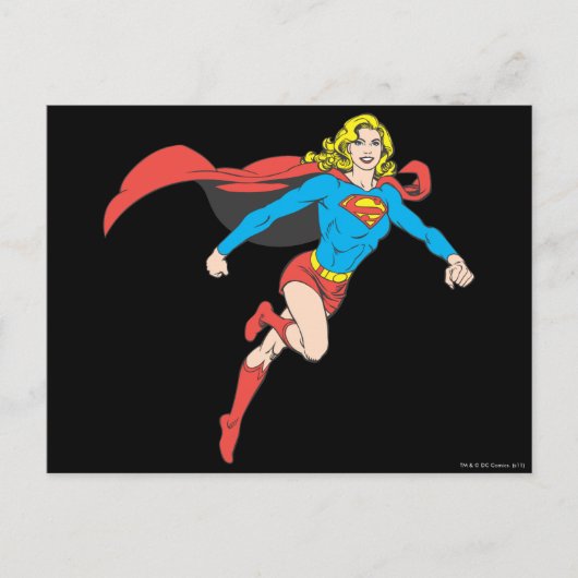 Supergirl Pose 1 Briefkaart (Voorkant)