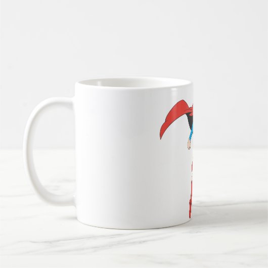 Supergirl Pose 1 Koffiemok (Links)