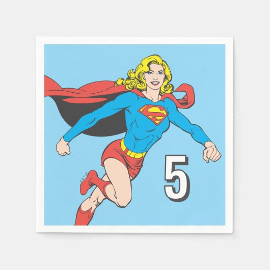 Supergirl Pose 1 Servet (Voorkant)