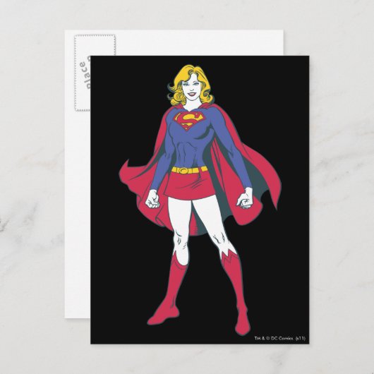 Supergirl Pose 2 Briefkaart (Voorkant / Achterkant)