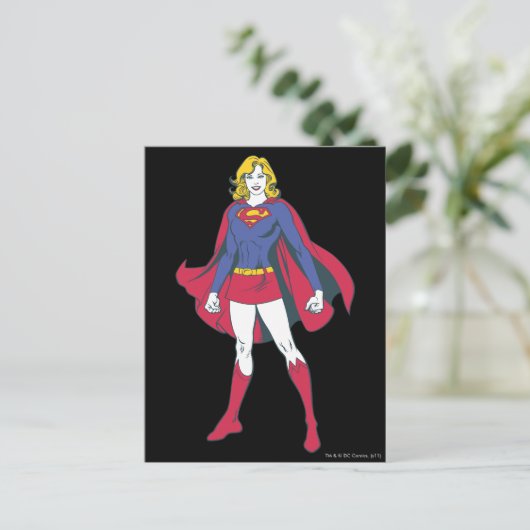 Supergirl Pose 2 Briefkaart (Staand voorkant)