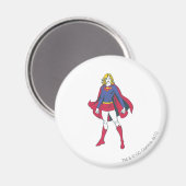 Supergirl Pose 2 Magneet (Voorkant / Achterkant)