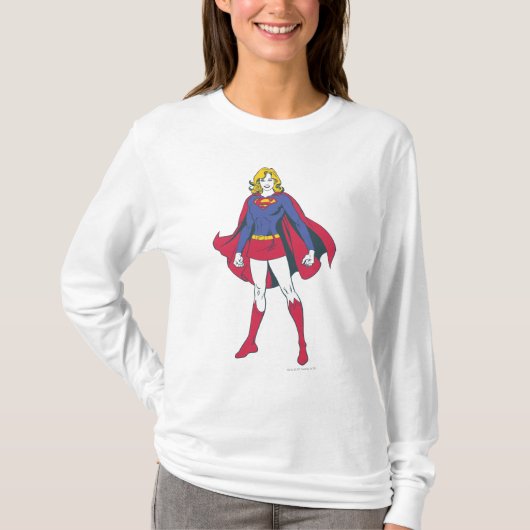 Supergirl Pose 2 T-shirt (Voorkant)