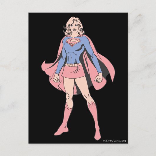 Supergirl Pose 3 Briefkaart (Voorkant)