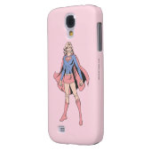 Supergirl Pose 3 Case-Mate Samsung Galaxy Hoesje (Achterkant Links)