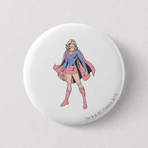 Supergirl Pose 3 Ronde Button 5,7 Cm