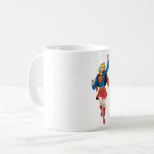 Supergirl Pose 4 Koffiemok (Voorkant links)
