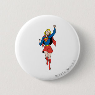 Supergirl Pose 4 Ronde Button 5,7 Cm