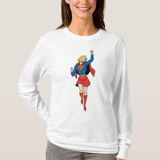 Supergirl Pose 4 T-shirt (Voorkant)