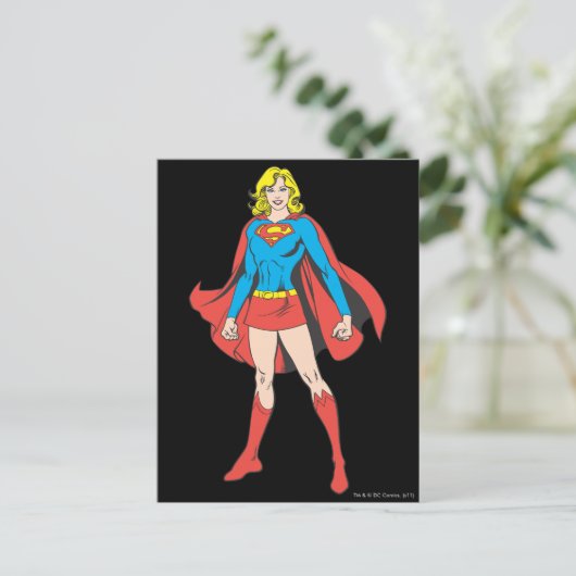 Supergirl Pose 5 Briefkaart (Staand voorkant)