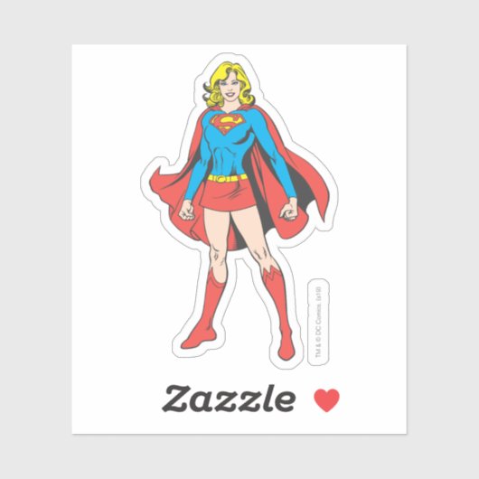 Supergirl Pose 5 Sticker (Vel)