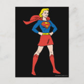Supergirl Pose 7 Briefkaart (Voorkant)