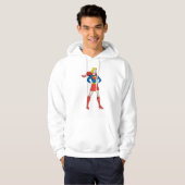 Supergirl Pose 7 Hoodie (Voorkant volledig)