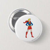 Supergirl Pose 7 Ronde Button 5,7 Cm (Voorkant /achterkant)