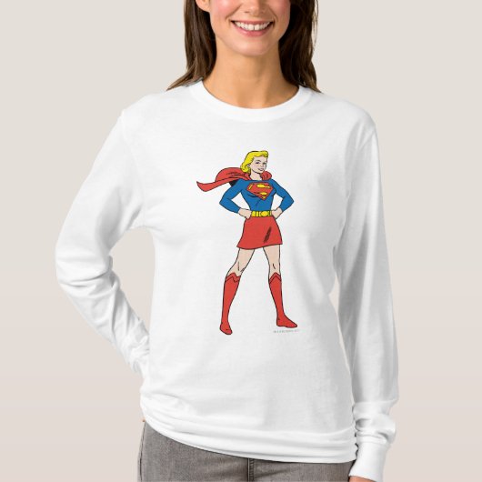 Supergirl Pose 7 T-shirt (Voorkant)
