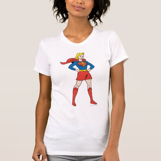 Supergirl Pose 7 T-shirt (Voorkant)
