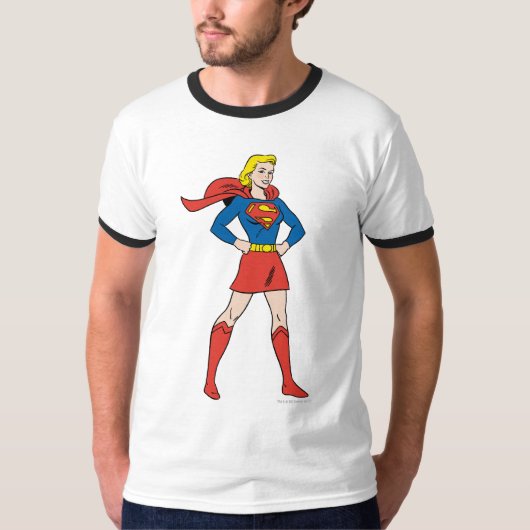 Supergirl Pose 7 T-shirt (Voorkant)