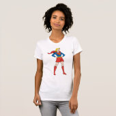 Supergirl Pose 7 T-shirt (Voorkant volledig)