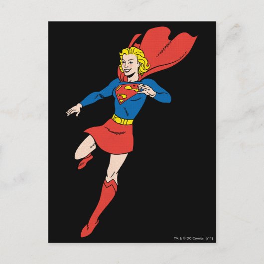 Supergirl Pose 8 Briefkaart (Voorkant)