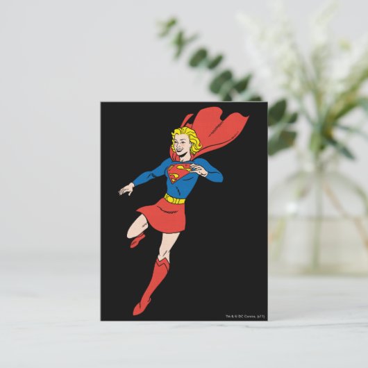 Supergirl Pose 8 Briefkaart (Staand voorkant)