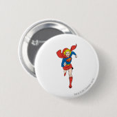 Supergirl Pose 8 Ronde Button 5,7 Cm (Voorkant /achterkant)