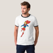 Supergirl Pose 8 T-shirt (Voorkant volledig)