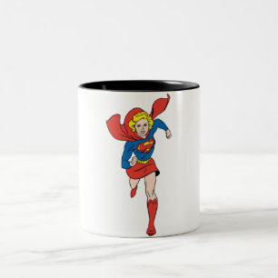 Supergirl Pose 8 Tweekleurige Koffiemok